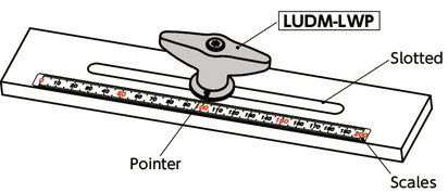 LUDM-LWPPlastic Clamp Levers with Flat Washers for Slotted Holes