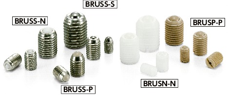 BRUSN-NBall Rollers - Set Screw Type