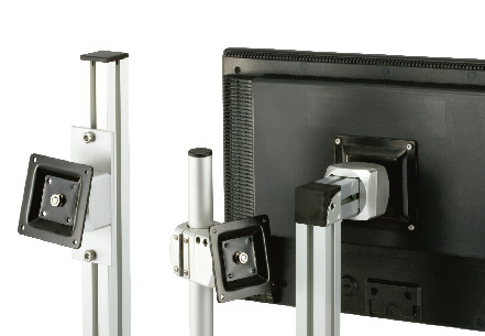 DFK-AF/DFK-AA/DFK-PBDisplay Mounting Systems - 360° Rotation Type - Bolt Retention