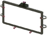 DTT-AFTablet PC Mounting System - 360°rotation Type - Spring Retention