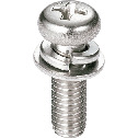 Phillips Cross Recessed Pan Head Machine Screws with Captive Washers