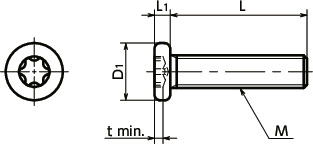 SNZCXSHexalobular Socket Extra Low Profile Miniature Screw