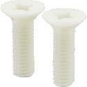 Plastic Screws - Cross Recessed Flat Head Machine Screws - RENY