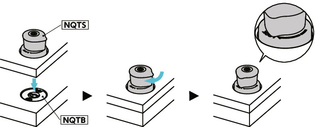 NQTSQuick Release Fasteners – Knob Type – Standard