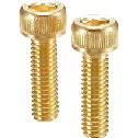 Hex Socket Head Cap Screws - Gold Coating