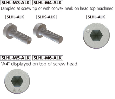 SLHL-ALKLow Profile Socket Head Cap Screws with Nylon Patch – 316L Stainless Steel