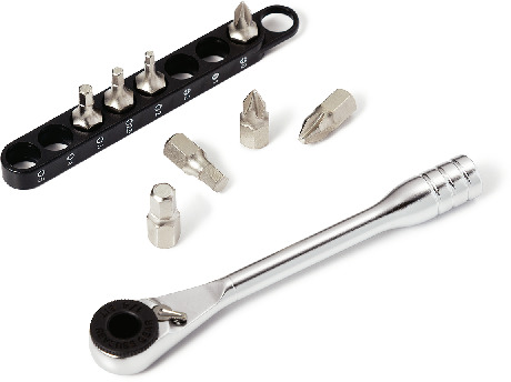 SKNBR-6.35-8SETBit Ratchet Handle Sets for Extremely Limited Access Spaces