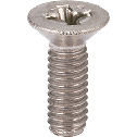 Vented Cross Recessed Flat Head Machine Screws - Titanium