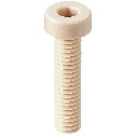 Plastic Screws - Socket Head Cap Screws with Low Profile - PPS