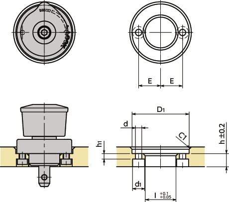 NQTSQuick Release Fasteners – Knob Type – Standard