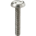 Two-Hole Flat Head Machine Screws and Rosette Washer Set