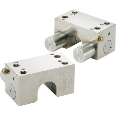 リニアクランパ・ズィー - 空気圧 - 常時閉 - リニアシャフト用