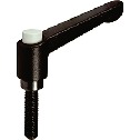 クランプレバー(おねじ) - 操作ボタンつき