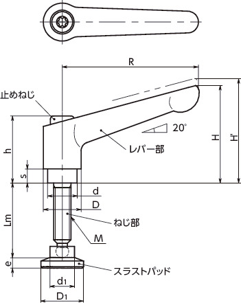 LDM-SGB-SBP 寸法図