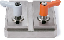 LHCMS-LWミニクランプレバー - 平座金組み込みタイプ - フラットタイプ