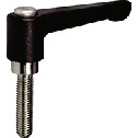 クランプレバー(おねじ) - フラットタイプ