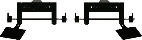 DKBキーボード固定部品 - 固定タイプ