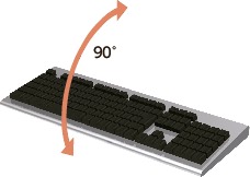 DKBR-AFキーボード固定部品 - 1軸タイプ