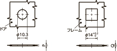 D1-RMSリセプタクル - ミニスナップイン - フロントロード