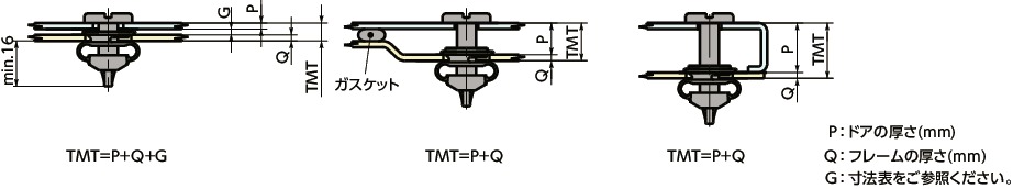 D1-RMSリセプタクル - ミニスナップイン - フロントロード