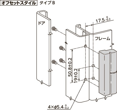 96-MEメタルリフトオフヒンジ