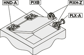 PIXH-Zインデックスプランジャ用取りつけ治具