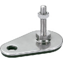 レベリングアジャスタ(おねじ) - SUS316L - アンカー固定タイプ - 六角調整 - ラバーディスクつき(接着)