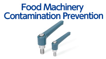 Preventing lever fragments from contaminating food machinery.
