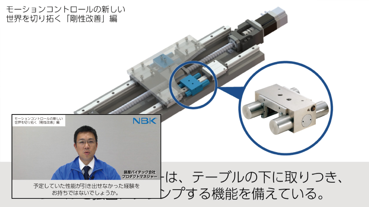 モーションコントロールの新しい世界を切り拓く「剛性改善」編