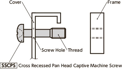 SSCPSCX嵌入式平頭頭夾頭機螺絲