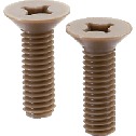 Plastic Screw - Cross Recessed Flat Head Machine Screws - PEEK