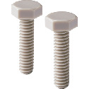 Plastic Screw - Hex Head Screw - Inch Thread - PEEK