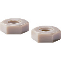 Plastic Screw - Hex Nut - Inch Thread - PEEK
