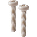 Plastic Inch Cross Recessed Pan Head Machine Screws - PEEK GF30