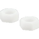 Plastic Hex Nut - PTFE