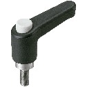  Male Screw - with Push Button,Clamp Lever - Miniature Type