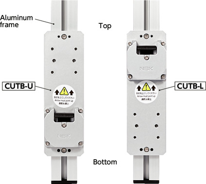 CUTB-LQuick Positioning Brackets - For Aluminum Frames - T-slot Fixed Type - Lower Mounting Type
