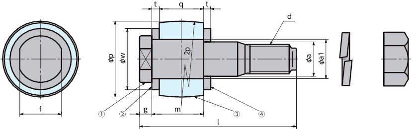 FCL-BUSHBushing for FCL / FCLS寸法図