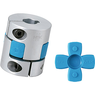 Flexible Coupling - Jaw-Type - Clamping + Key Type
