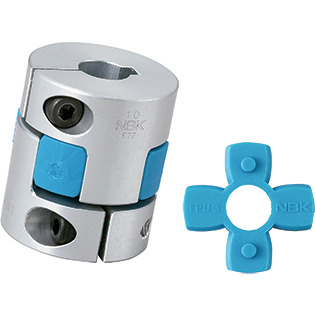 Flexible Coupling - Jaw-Type - Clamping + Key Type
