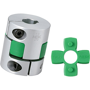 Flexible Coupling - Jaw-Type - Clamping + Key Type