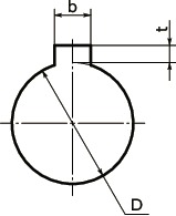 MJC-CSK-EGRFlexible Coupling - Jaw-Type - Clamping + Key Type