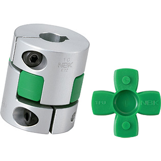 Flexible Coupling - Jaw-Type - Clamping + Key Type