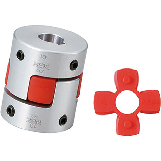 Flexible Coupling - Jaw-Type - Set Screw + Key Type