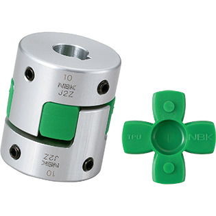 Flexible Coupling - Jaw-Type - Set Screw + Key Type