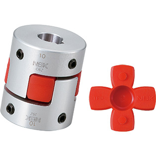 Flexible Coupling - Jaw-Type - Set Screw + Key Type