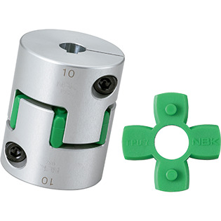 Flexible Coupling - Jaw-Type (Short) - Clamping + Key Type