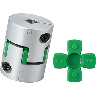 Flexible Coupling - Jaw-Type (Short) - Clamping + Key Type