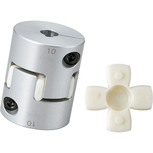 Flexible Coupling - Jaw-Type (Short) - Clamping + Key Type