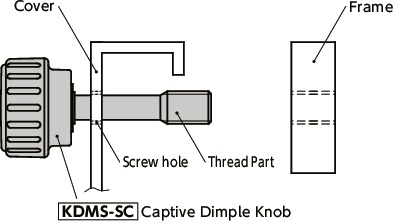 KDMS-SCCaptive Dimple Knobs